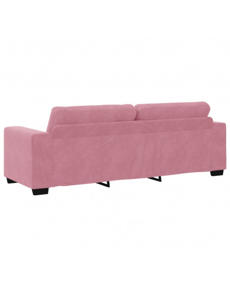 Velluto Rosa Riempimento Comodo in Schiuma Standard