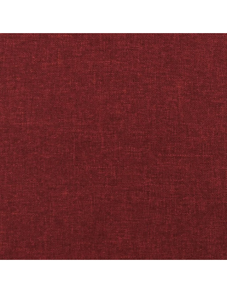 Poggiapiedi Rosso Vino 45x29,5x35 cm in Tessuto