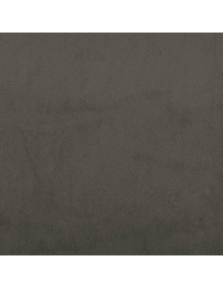Poggiapiedi Grigio Scuro 45x29,5x35 cm in Velluto
