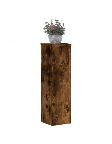 Supporti per Piante 2 pz Rovere 17x17x60 cm Legno Multistrato