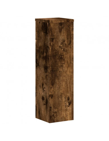 Supporti per Piante 2 pz Rovere 17x17x60 cm Legno Multistrato