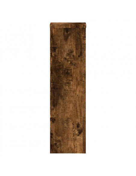 Supporti per Piante 2 pz Rovere 17x17x60 cm Legno Multistrato