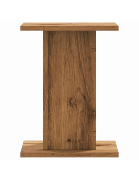 Supporti Piante 2 pz Rovere Artigianale 30x30x40 cm Truciolato