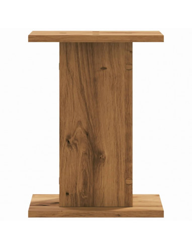 Supporti Piante 2 pz Rovere Artigianale 30x30x40 cm Truciolato