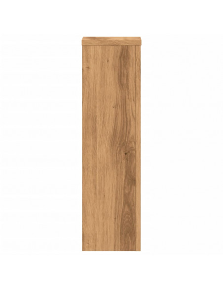 Supporti per Piante 2 pz Rovere 17x17x60 cm in Multistrato