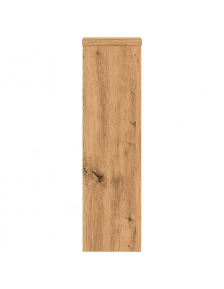 Supporti per Piante 2 pz Rovere 17x17x60 cm in Multistrato