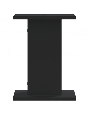 Supporti per Piante 2 pz Neri 30x30x40 cm Legno Multistrato