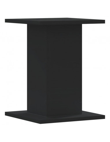 Supporti per Piante 2 pz Neri 30x30x40 cm Legno Multistrato
