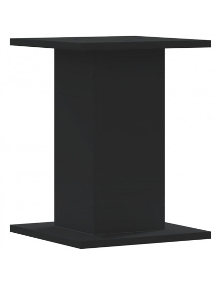 Supporti per Piante 2 pz Neri 30x30x40 cm Legno Multistrato