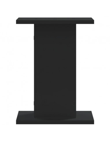 Supporti per Piante 2 pz Neri 30x30x40 cm Legno Multistrato