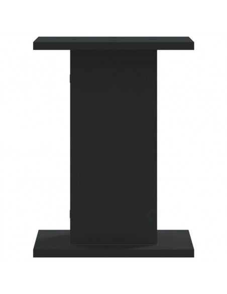 Supporti per Piante 2 pz Neri 30x30x40 cm Legno Multistrato