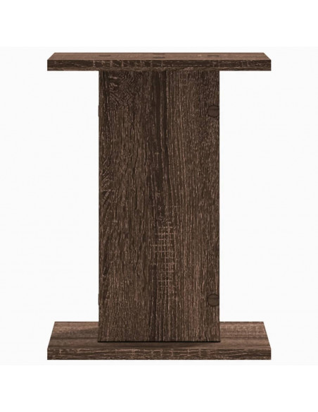 Supporti per Piante 2 pz Rovere Marrone 30x30x40 cm Truciolato