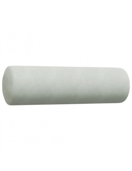 Set di Divani 4 pz con Cuscini e Rinforzi Grigio Chiaro Velluto