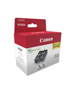 Canon 1511B025 cartuccia d'inchiostro 2 pz Originale Nero, Ciano, Magenta, Giallo 2