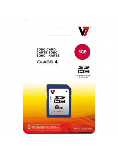 V7 SDHC 8GB Classe 4