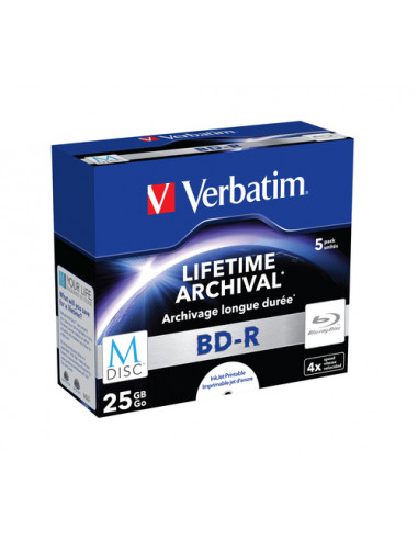 Verbatim M-Disc 4x BD-R 25 GB 5 pz