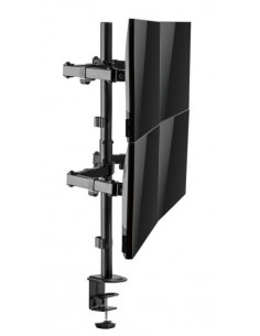Equip Staffa di montaggio da scrivania per monitor quadrupli articolati da 17” a 32” 2