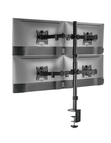 Equip Staffa di montaggio da scrivania per monitor quadrupli articolati da 17” a 32”