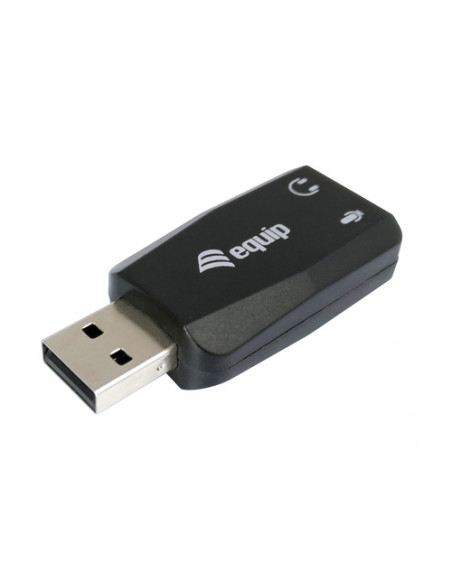 Equip 245320 replicatore di porte e docking station per laptop USB tipo A Nero