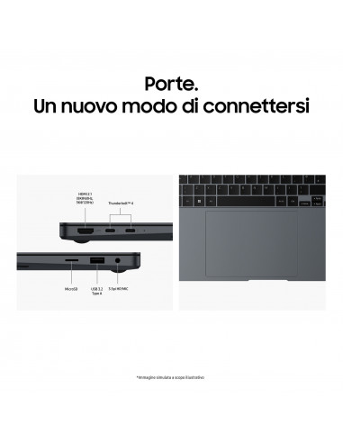 Samsung Galaxy Book4 Ultra Intel Core Ultra 7 155H Computer portatile 40,6 cm (16") Touch screen WQXGA+ 16 GB LPDDR5x-SDRAM 1 TB