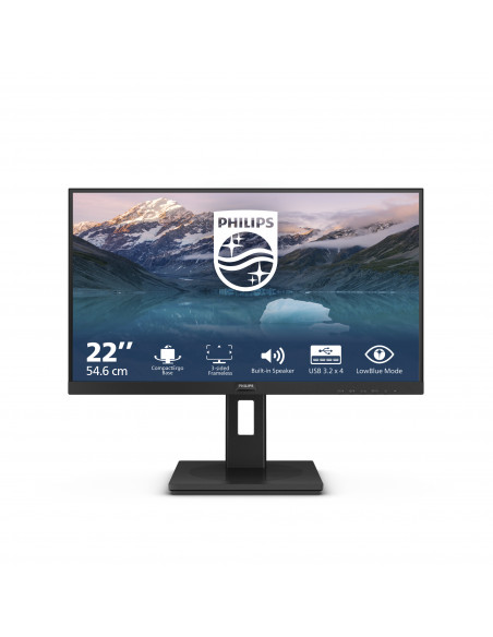 Philips 222S9JML/00 Monitor PC 54,6 cm (21.5") 1920 x 1080 Pixel Full HD LCD Nero