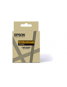Epson C53S672075 nastro per etichettatrice Nero su giallo 2