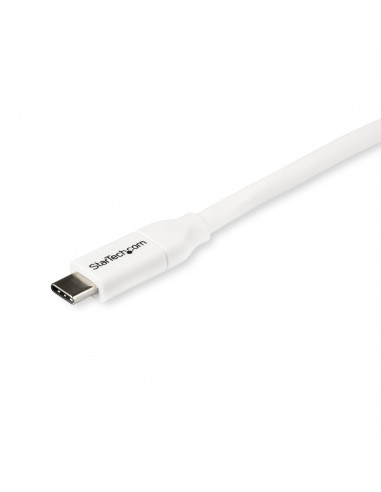 StarTech.com Cavo USB-C a USB-C con PD 5A - M/M - Bianco da 2m - USB 2.0 - Certificato USB-IF