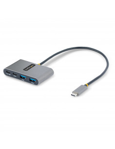 StarTech.com Hub USB-C a 4 porte con 100W Power Delivery Pass-Through - Adattatore USB C a 2x USB-A + 2x USB-C - USB 3.0 5Gbps -