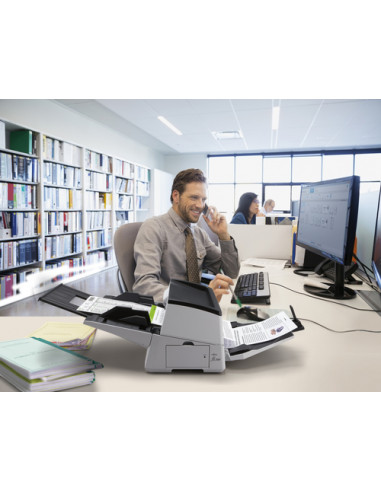 Ricoh fi-7600 ADF + scanner ad alimentazione manuale 600 x 600 DPI A3 Nero, Bianco