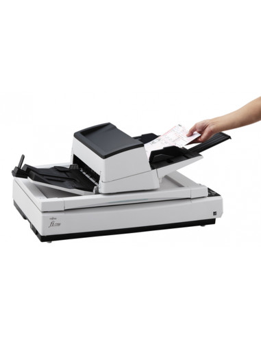 Ricoh fi-7700 Scanner piano e ADF 600 x 600 DPI A3 Nero, Bianco
