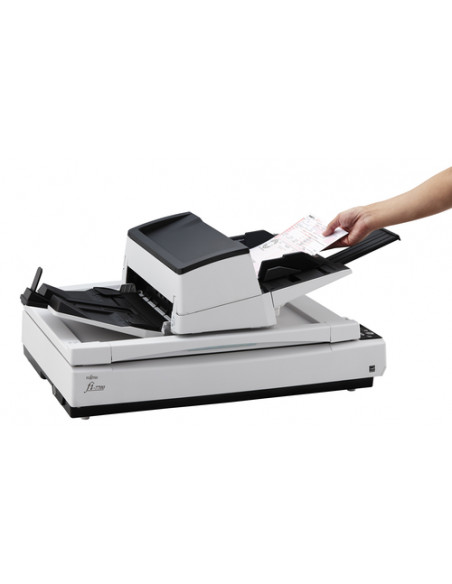 Ricoh fi-7700 Scanner piano e ADF 600 x 600 DPI A3 Nero, Bianco