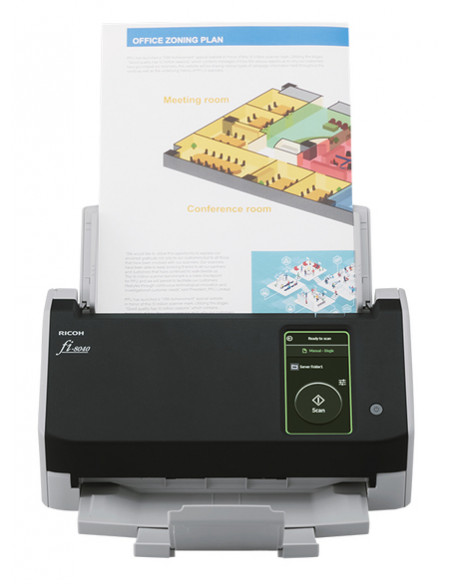 Ricoh fi-8040 ADF + scanner ad alimentazione manuale 600 x 600 DPI A4 Nero, Grigio