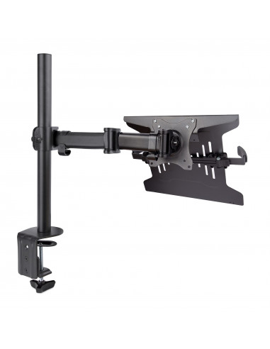 StarTech.com Braccio per Notebook da Scrivania - Supporto Ergonomico per Monitor fino a 34" (8kg) e Laptop (4,5kg) - Braccio Reg