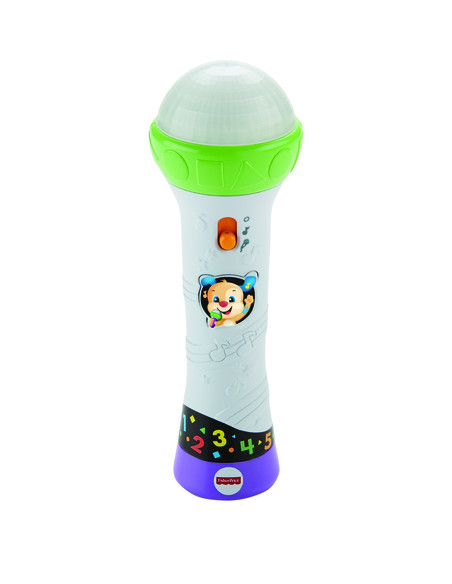 Fisher-Price Microfono Baby Rock Ridi & Impara, Giocattolo per Bambini 18+ Mesi