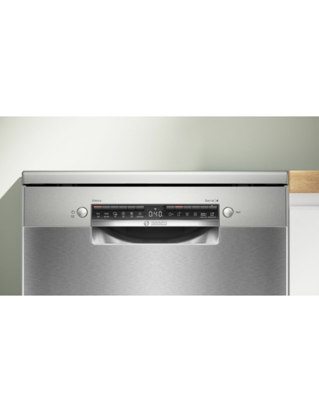 Bosch Serie 4 SMS4HMI07E Lavastoviglie da libera installazione 60 cm Acciaio Classe D
