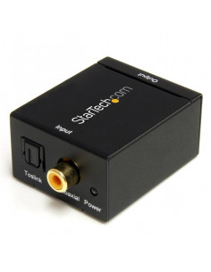 StarTech.com Convertitore audio da coassiale digitale SPDIF o ottico Toslink a RCA stereo