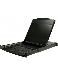 StarTech.com Console KVM per Armadio Rack - Monitor LCD 17" 1080p - KVM Switch DVI/VGA - Montabile a Rack su doppia guida - Cass