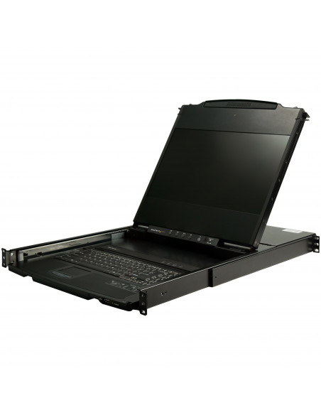 StarTech.com Console KVM per Armadio Rack - Monitor LCD 17" 1080p - KVM Switch DVI/VGA - Montabile a Rack su doppia guida - Cass