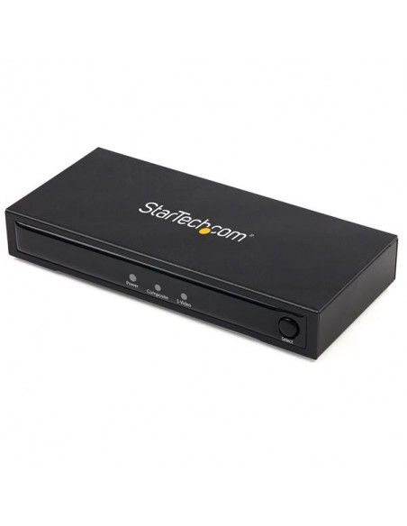 StarTech.com Convertitore Adattatore Vídeo Composito o S-Vídeo a HDMI con Audio - 720p - NTSC e PAL
