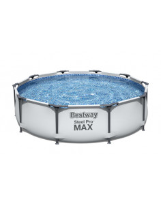 Bestway Steel Pro Piscina con bordi rotonda 4678L Blu fuori terra 2