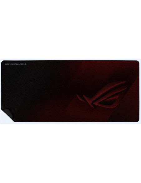 ASUS ROG Strix Scabbard II Tappetino per mouse per gioco da computer Nero, Rosso