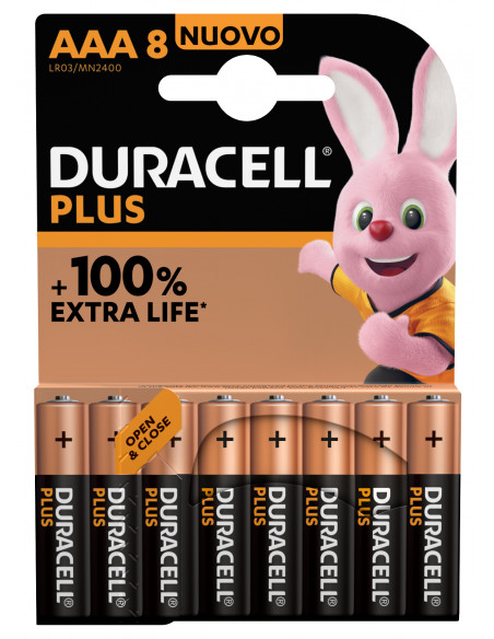 Duracell Plus 100 AAA B8 x10