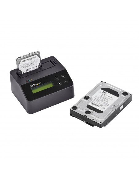 StarTech.com Docking Station per Hard Disk a Singolo Slot - Dock USB 3.0 Standalone con funzione Eraser/Sanificazione per HDD/SS