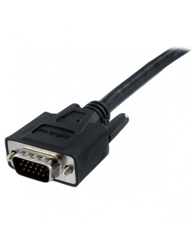 StarTech.com Cavo adattatore monitor DVI a VGA - Cavo Convertitore analogico DVI a VGA - Femmina / Maschio da 15pin - 2m - Nero