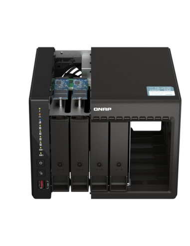 QNAP TS-453E NAS Tower Intel® Celeron® J6412 8 GB 0 TB QNAP QTS Nero