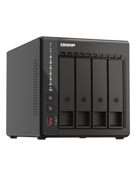 QNAP TS-453E NAS Tower Intel® Celeron® J6412 8 GB 0 TB QNAP QTS Nero