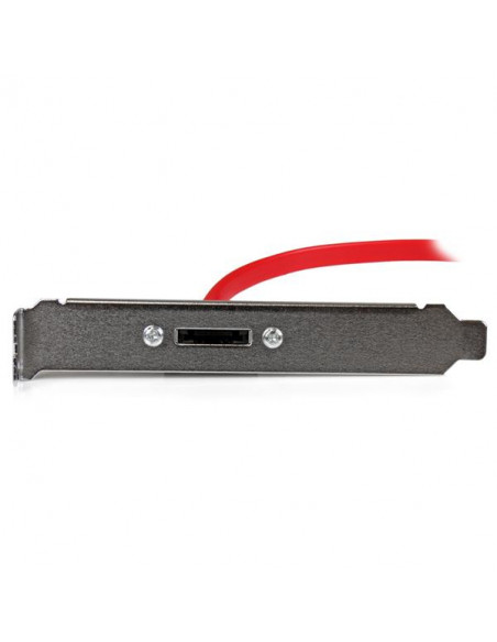 StarTech.com Adattatore su Staffa SATA a eSATA - Scheda Serial ATA ad eSATA ad 1 porta con cavo da 45 cm