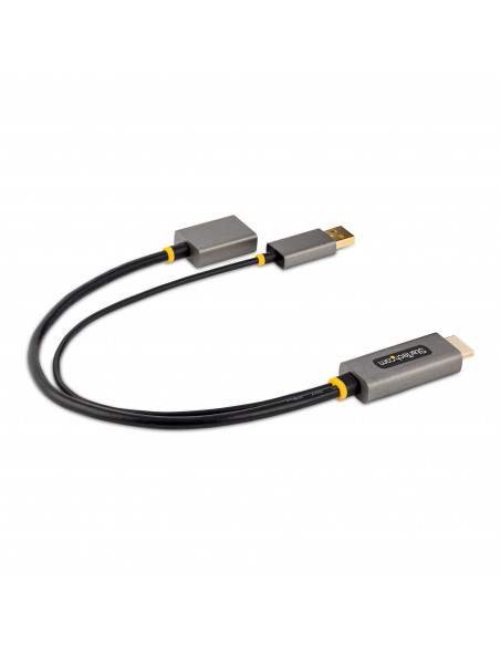 StarTech.com Cavo adattatore da HDMI a DisplayPort da 30 cm - Convertitore attivo da HDMI 2.0 a DP 1.2 da 4K 60Hz, HDR - Adattat