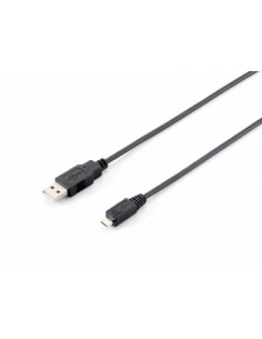 Equip 128594 Cavo USB 2.0 da maschio tipo A a maschio micro-B, 1,0 m