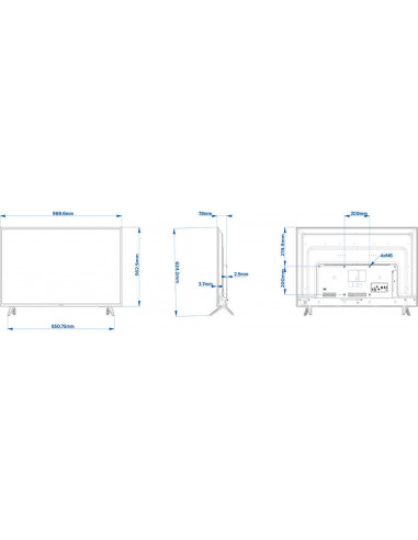 Philips 43HFL5114/12 TV 109,2 cm (43") Full HD Smart TV Wi-Fi Nero 250 cd/m²